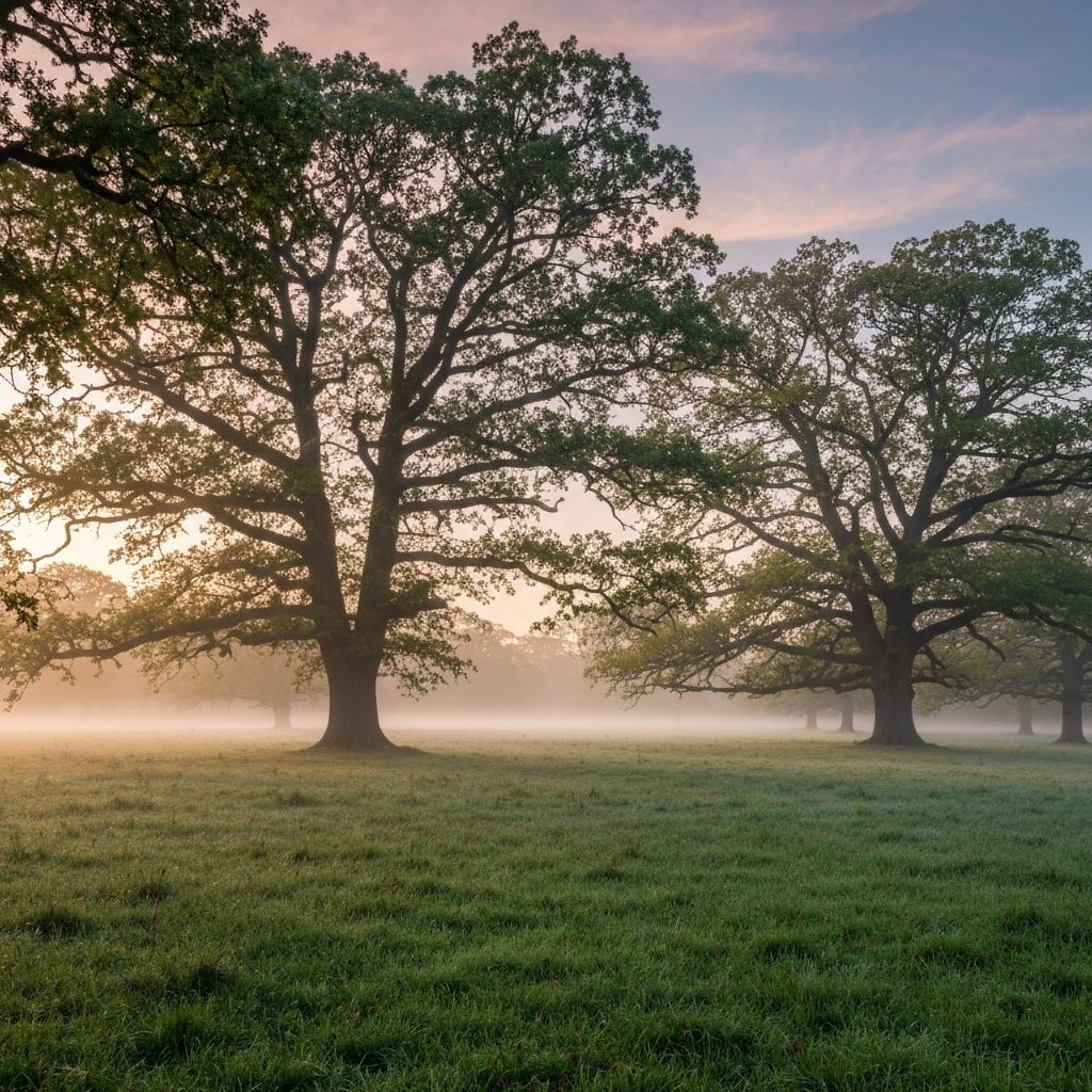 Morning nature scene